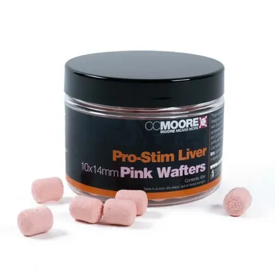 CC MOORE PRO STIM LIVER PINK DUMBELLS WAFTERS 10x14MM 98102