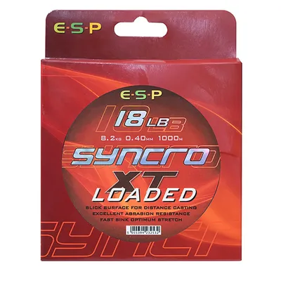 ESP SYNCRO XT LOADED 18LB 0.40MM 8.2KG 1000MT ELSYLXT018 1