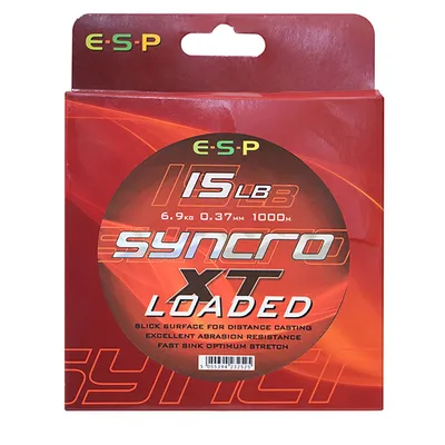 ESP Vlasec SyncroXT Loaded 15lb  6 9kg  0 37mm 1000m