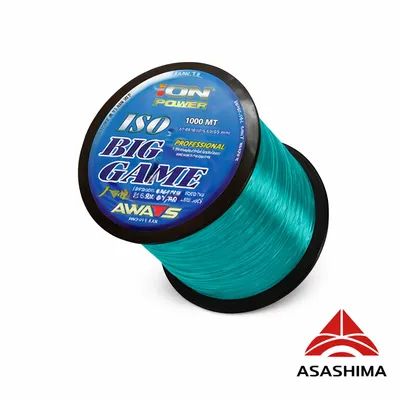 AWA SHIMA ION POWER ISO BIG GAME FLUORINE BLUE 0,35MM 21,50KG