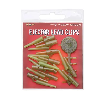 ESP EJECTOR LEAD CLIPS SIZE 9 WEEDY GREEN ETBCL009G