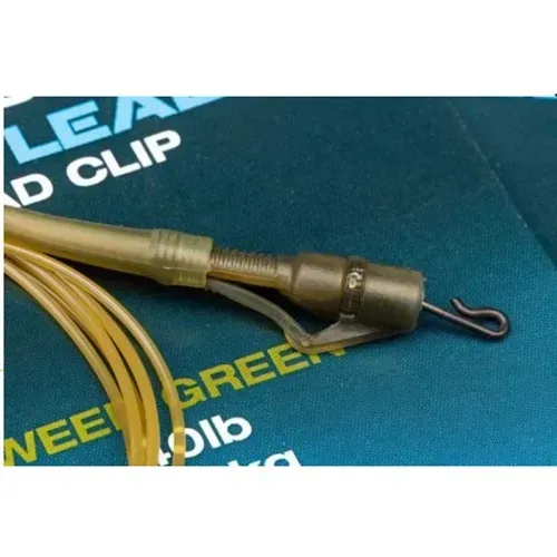 Nash Cling On Fused Lead Clip Weed Green 1m