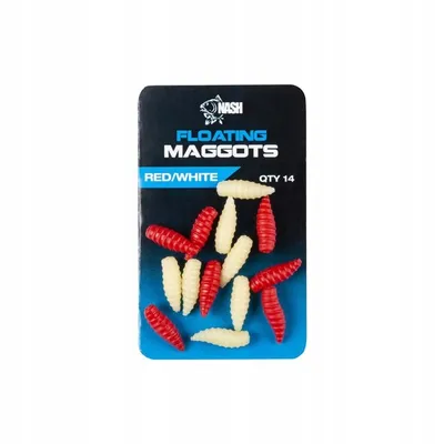 Nash Floating Maggot Red/White
