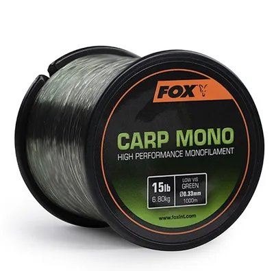 Fox Carp Mono High Performance Monofilament 038mm 20lb 9,07kg Green 850m
