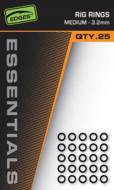 FOX EDGES™ ESSENTIALS RIG RINGS MEDIUM 3 2MM CAC887