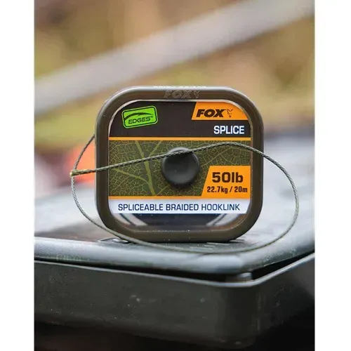 Fox Edges Naturals Splice Braided Hooklength 50lb 22.7kg 20m