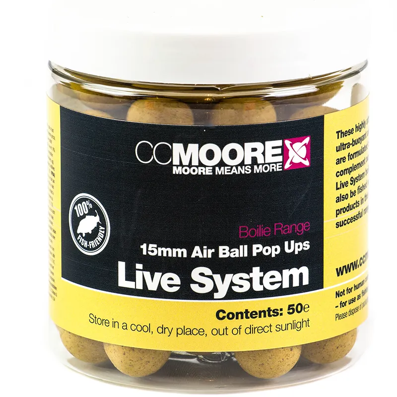 CC MOORE LIVE SYSTEM AIR BALL POP UPS 10MM 90249