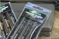 KORDA LEADCORE LEADERS HYBRID LEAD CLIP GRAVEL BROWN LLHQG
