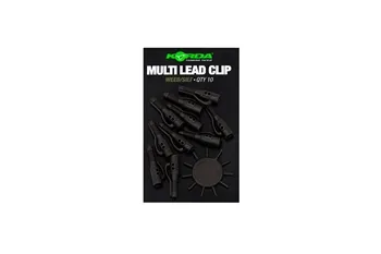 KORDA MULTI LEAD CLIP WEED/SILT QTY10 KLCPW