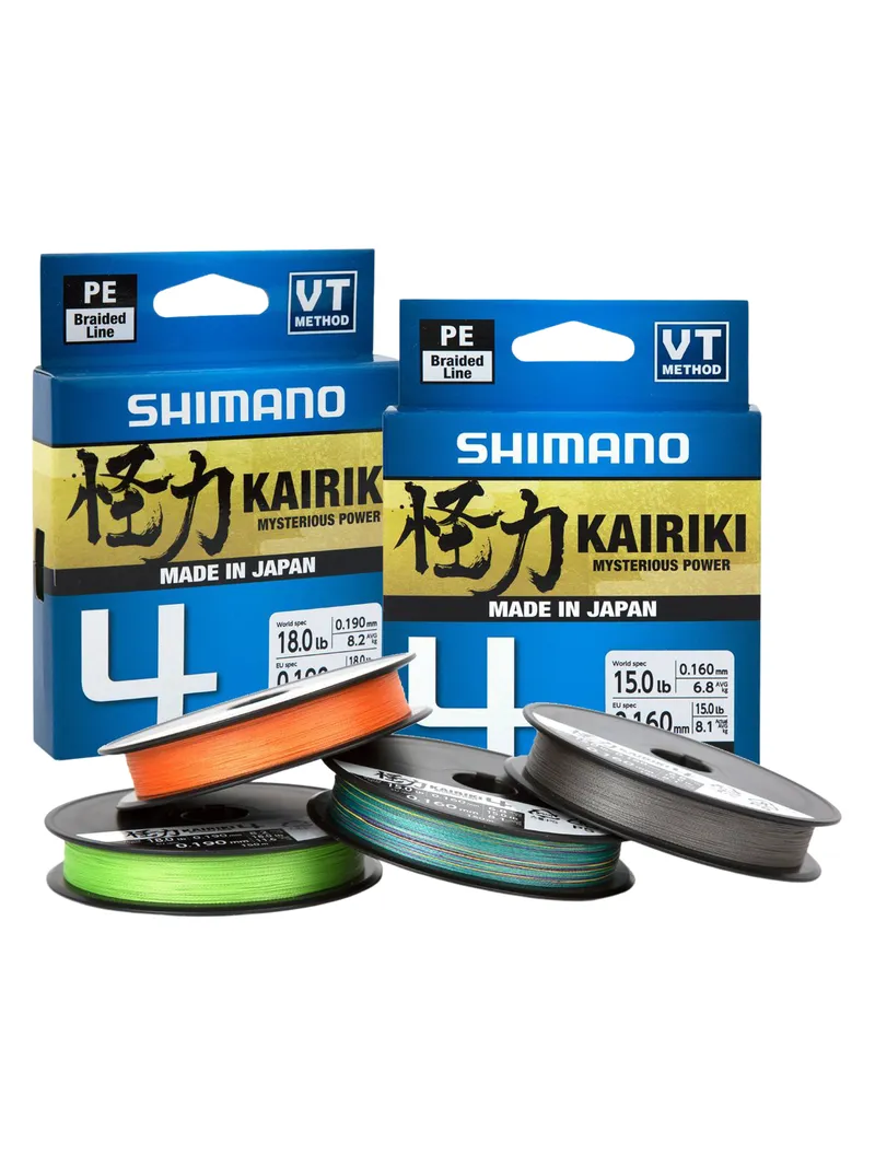 SHIMANO KAIRIKI 4 0.16MM 8.1KG 300M STEEL GRAY LDM64TE1516030S