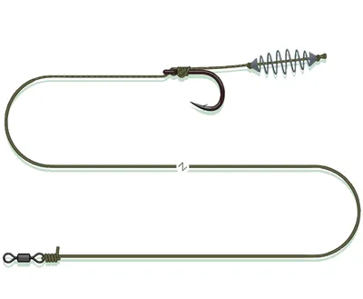 MADCAT PELLET PASTE RIG 65CM 0.90MM 1.35MM SIZE 2 0 165LB SINKING 70984