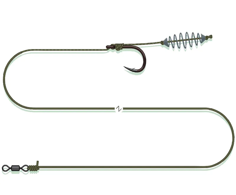 MADCAT PELLET PASTE RIG 70CM 0.90MM 1.35MM SIZE 3 0 165LB SINKING 70985