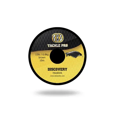 SBS TACKLE DISCOVERY HOOKLINK BROWN 25LB 11,3KG 10M DH25B