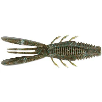 RAPALA CRUSHCITY BRONCO BUG 4" GREEN PUMPKIN BLUE 6 PCS CCBRB4GPBL