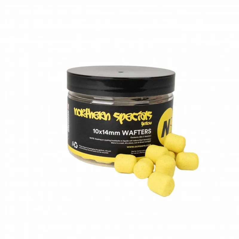 CC MOORE DUMBELL WAFTERS NORTHERN SPECTORS NS1 10X14MM YELLOW 90303