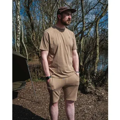 Fox Collection T Shirt Ltd Tan Size S