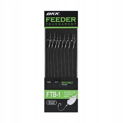 BBK FEEDER TOURNAMENT FTB-1 BAYONETA RIGS SIZE16 8PCS