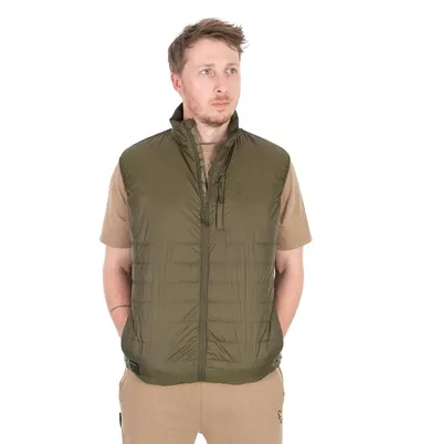 FOX QUILTED 100 GILET OLIVE  S  CFX482