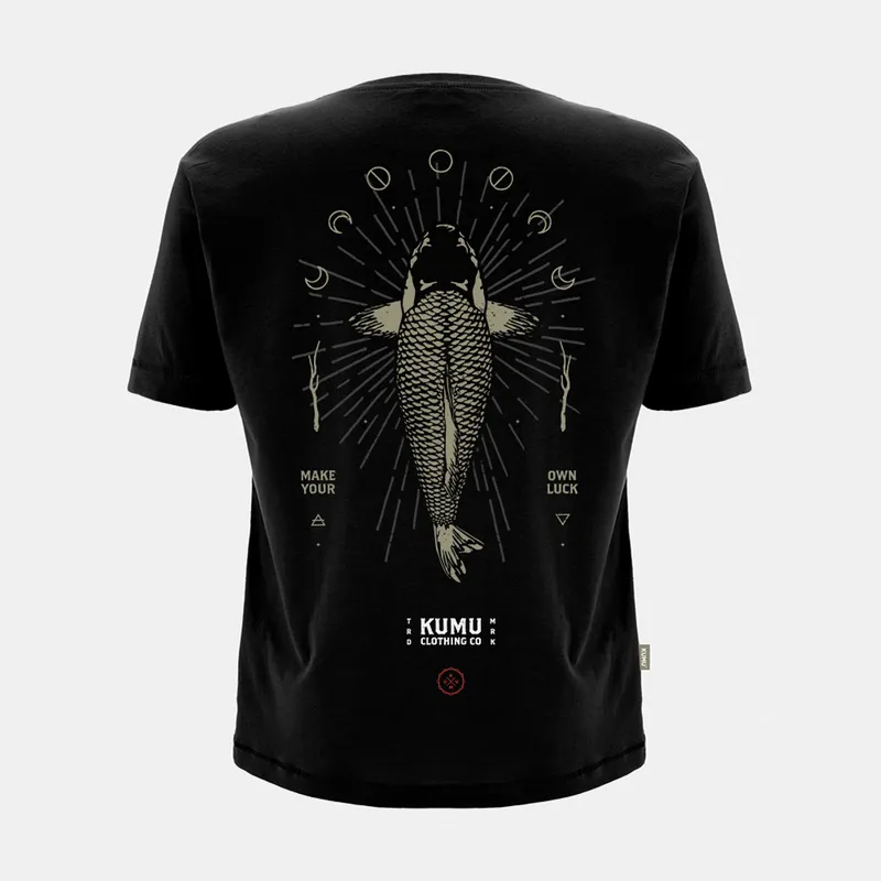 KUMU T SHIRT MAKE YOUR OWN LUCH SIZE S BLACK TSMYOL101