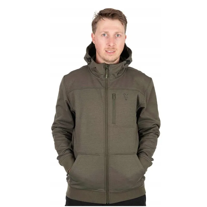 Fox Collection Soft Shell Jacket Green & Black Size 3XL