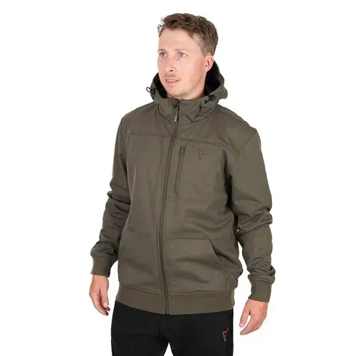 Fox Collection Soft Shell Jacket Green & Black Size 3XL