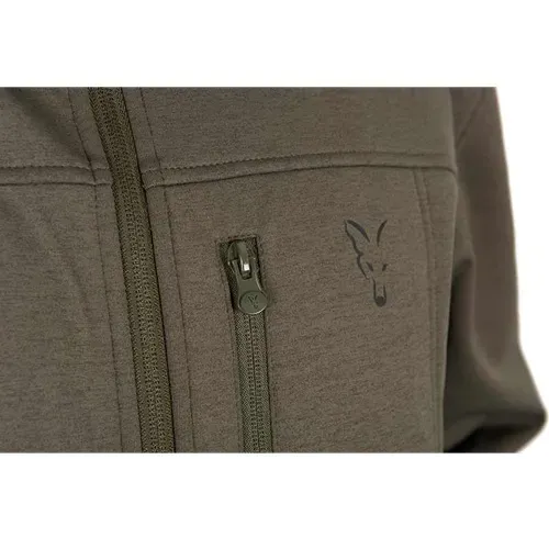 Fox Collection Soft Shell Jacket Green & Black Size XL