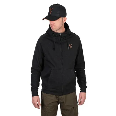 Fox Collection Lw Hoody Black/Orange Size L