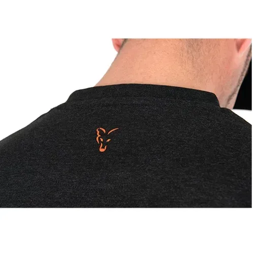 Fox Collection T Shirt Black & Orange Size L