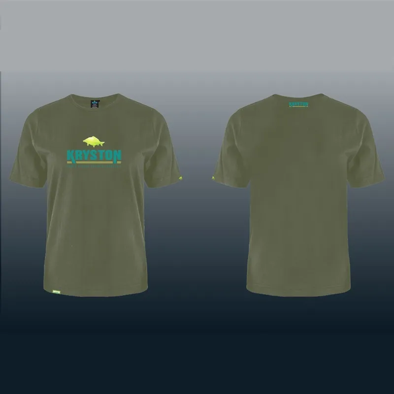 KRYSTON T SHIRT VINTAGE WITH LOGO GREEN SIZE XL KR CL1311