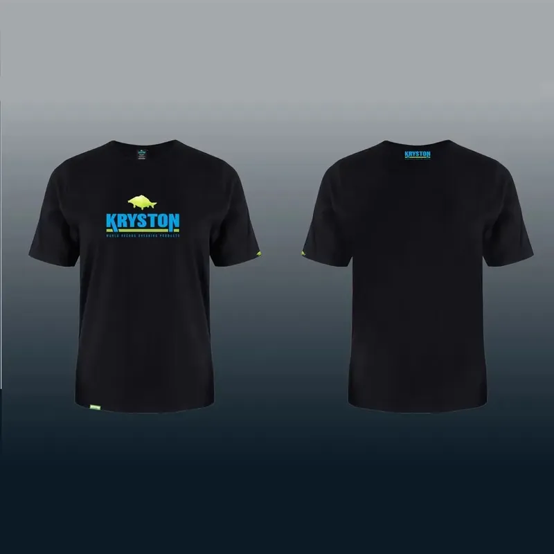 KRYSTON T SHIRT BLACK WITH LOGO SIZE XL KR CL1303