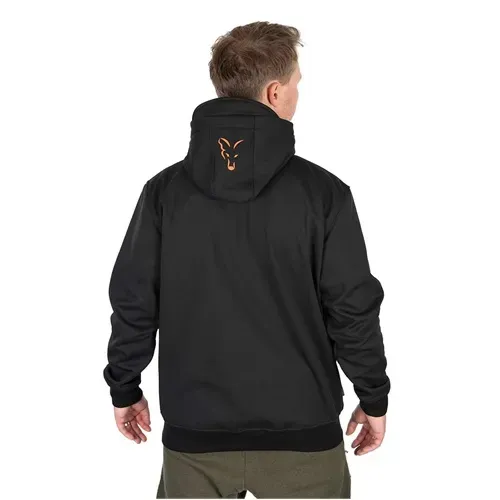 Fox Collection Soft Shell Jacket Blakc & Orange Size XL