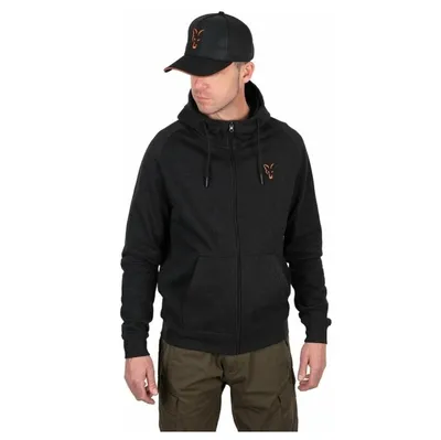 Fox Collection Lw Hoody Black & Orange Size 2XL
