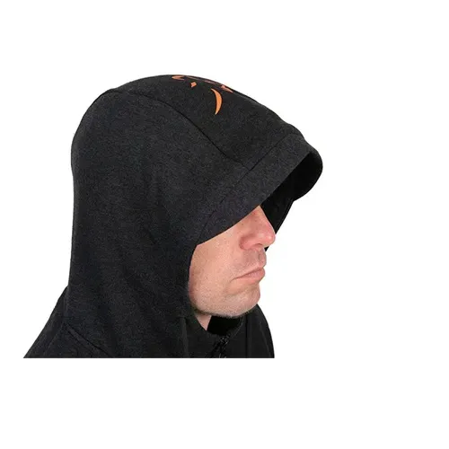 Fox Collection Lw Hoody Black & Orange Size 2XL