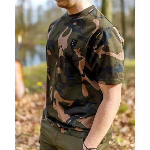 Fox Aop Camo Print T Shirt Camo Size 2XL