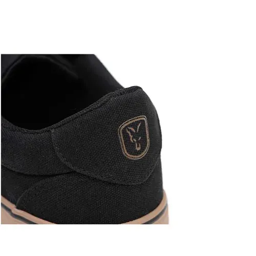 Fox Black Canvas Shoe Size 8/42