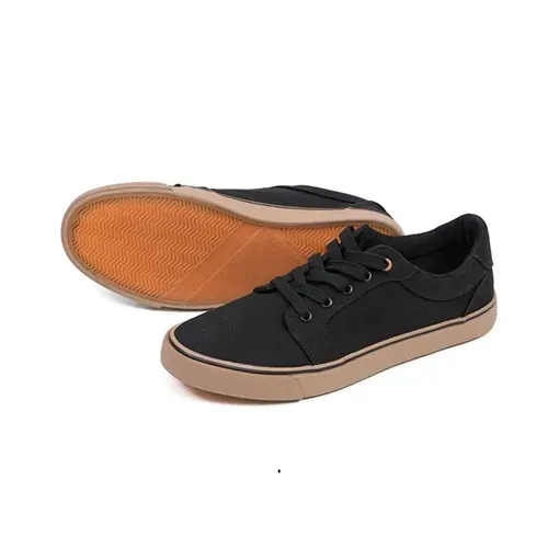 Fox Black Canvas Shoe Size 8/42