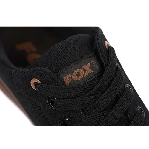 Fox Black Canvas Shoe Size 12/46