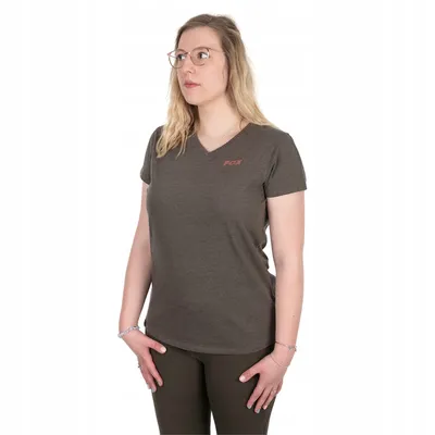 Fox Womens V Neck T-Shirt Size S 8/10