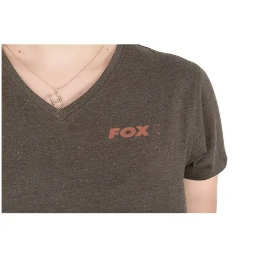 Fox Womens V Neck T-Shirt Size S 8/10