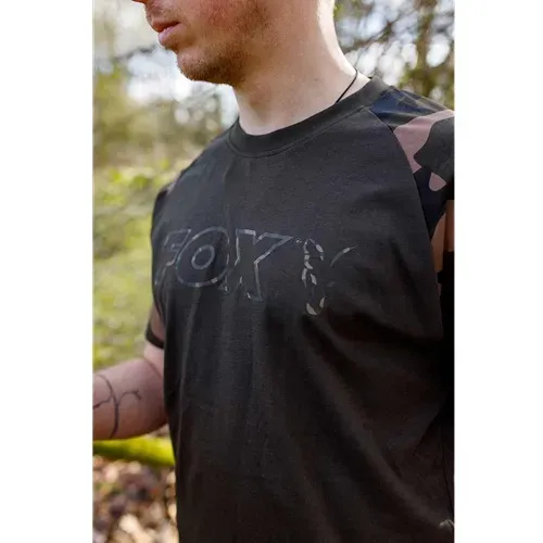 Fox Khaki/Camo Outline Print T Shirt Size M