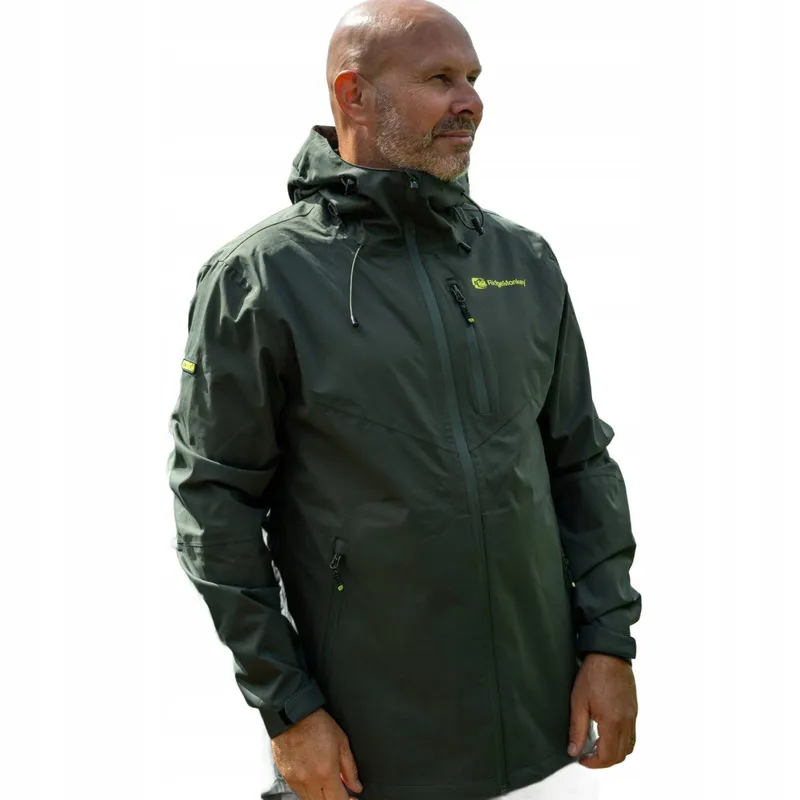 Ridgemonkey Apearel Thermapro Waterproof Shell Coat Green Size M