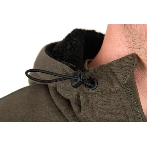 Fox Collection Sherpa Jacket Green & Black Size 2XL