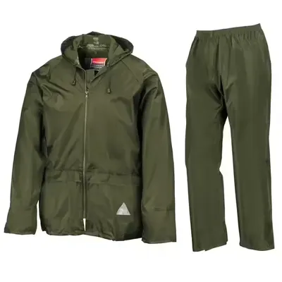 Result Heavyweight Traje Impermeable Waterproof Olive Size XL