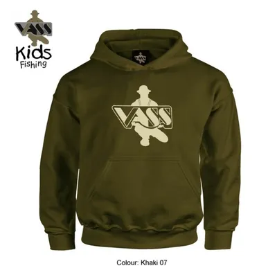 VASS KIDS HOODY VU7J KHAKI YEAR OLD SIZE 7-8 VU7JK78