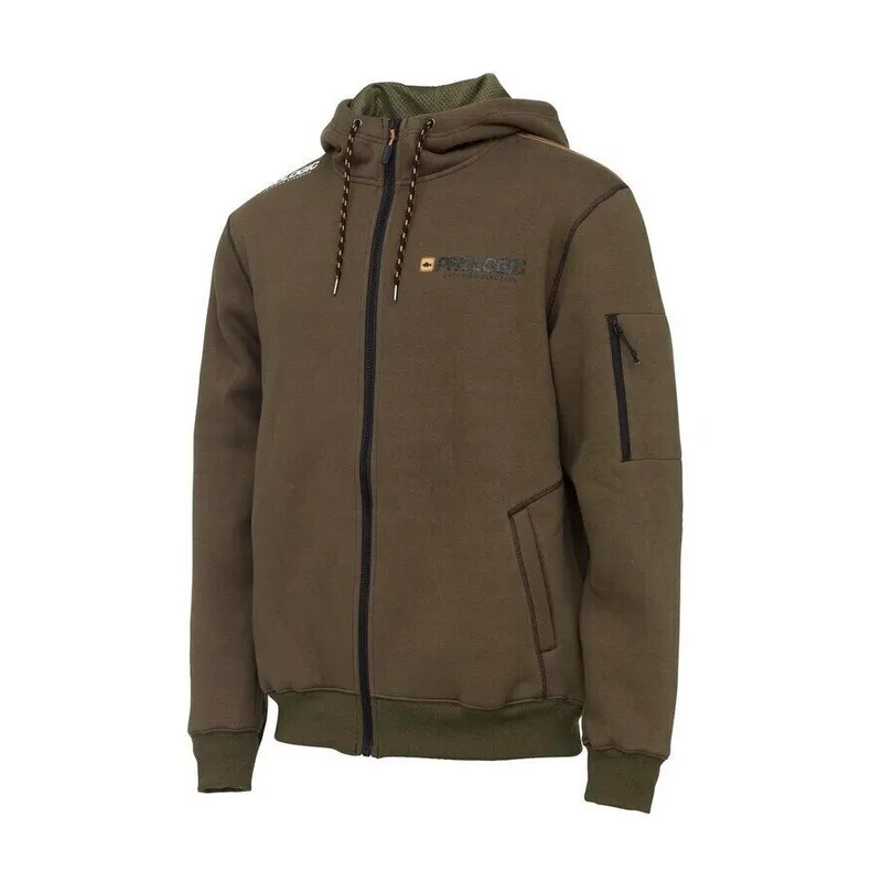PROLOGIC CARPIO ZIP HOODIE SIZE XL ARMY GREEN 73758
