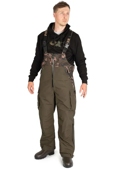 Fox Aquos Tri Layer Salopettes Khaki Camo Size M
