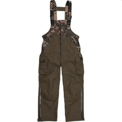 Fox Aquos Tri Layer Salopettes Khaki Camo Size M
