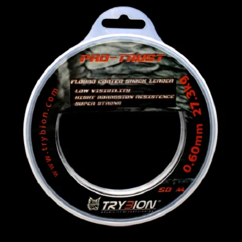 TRYBION FLUORO COATED SHOCK LEADER PRO TRUST 0.60 MM 27.3KG 60M 1011860