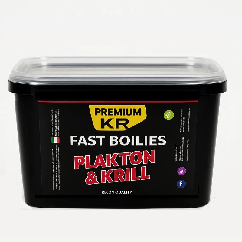 Krom Quality KR Premium Fast Boilies Solubles Plakton & Krill 20mm 3kg