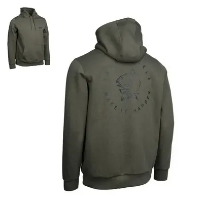 Nash Make It Happen Carp Logo Hoodie Green Size M